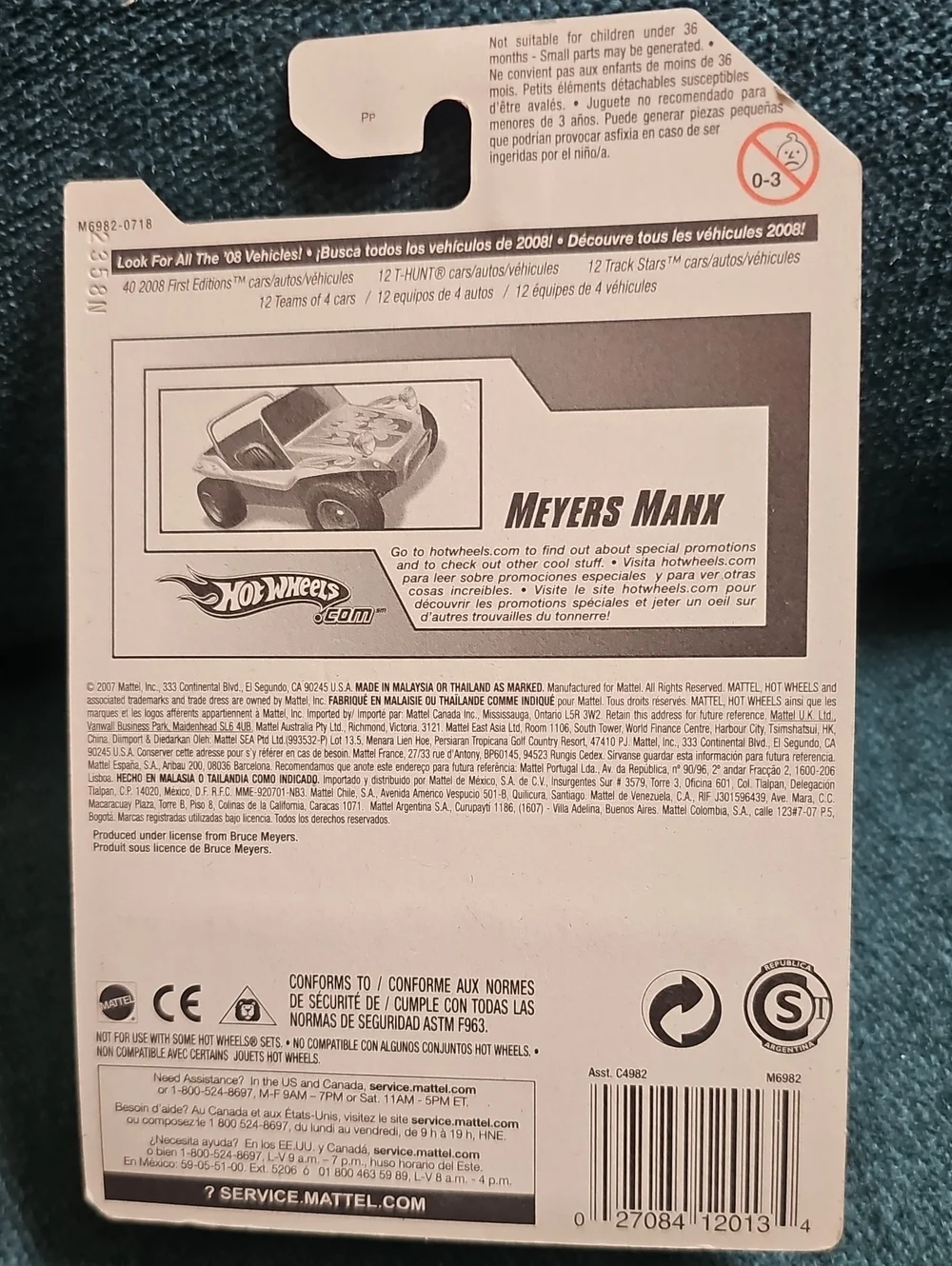 Hot Wheels Stats Meyers Manx